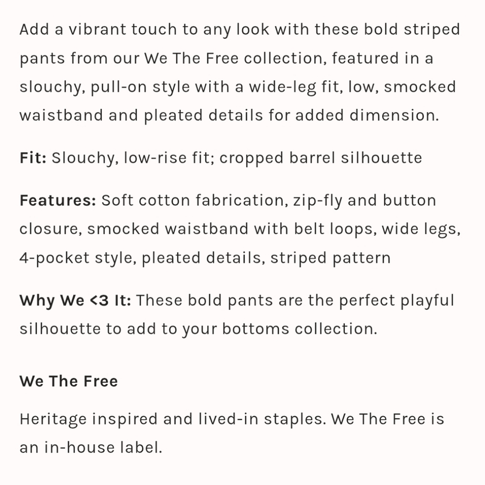 We The Free Ridley Baja Pull-on Pants - Picture 16 of 16